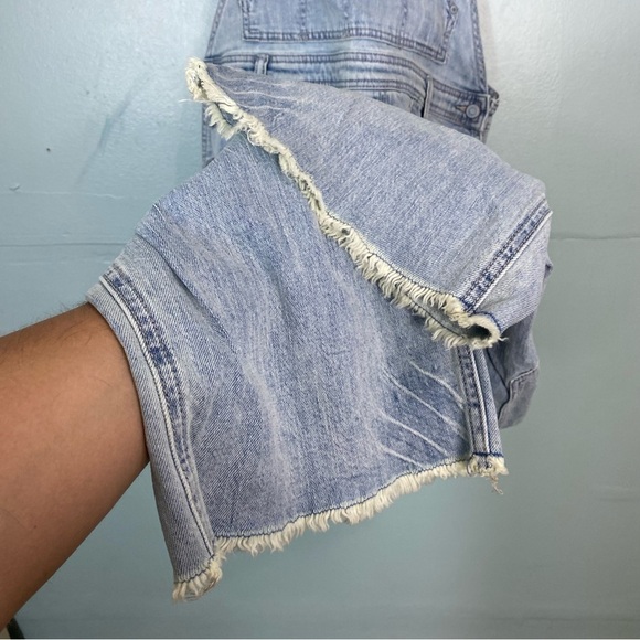 Anthropologie Pilcro Denim Overalls Sz 30 Light Wash‎ Blue - Picture 6 of 8